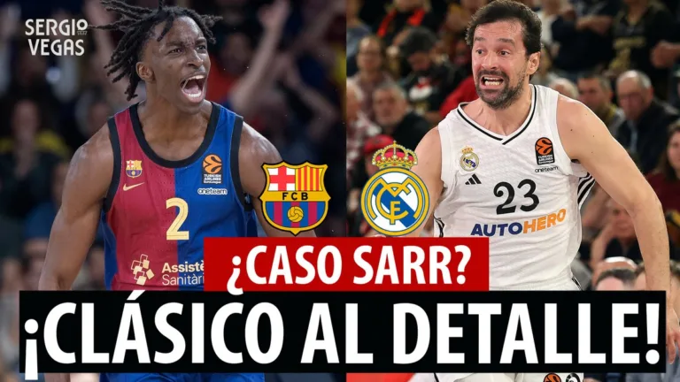 SergioBasket_vlogs. Todos los detalles de El Clásico entre Barça y Real Madrid con Álex Molina