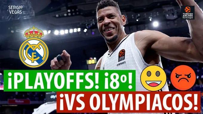 SergioBasket_vlogs. Real Madrid se clasifica para los Playoffs de Euroliga como 8º