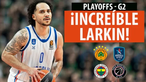 SergioBasket_vlogs. Larkin iguala la serie contra Panathinaikos