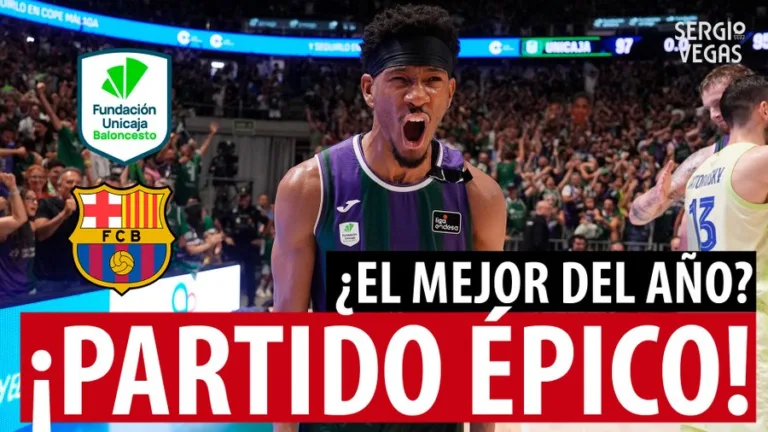 SergioBasket_vlogs. Analizamos el 3º partido entre Unicaja y Barça