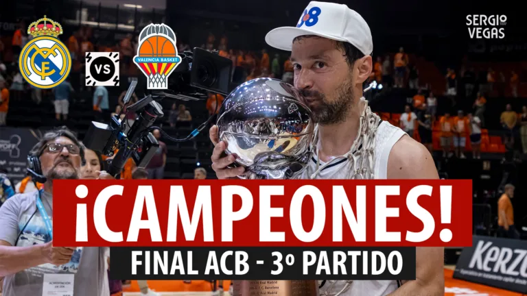SergioBasket_vlogs. Real Madrid gana la ACB y Hugo González a la NBA
