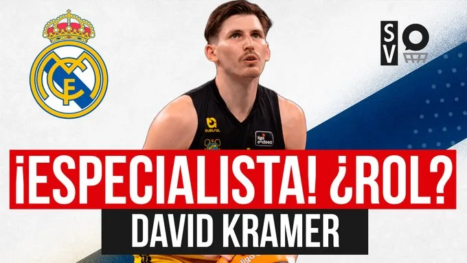 SergioBasket_vlogs. Analizamos la llegada de David Kramer al Real Madrid hasta 2026