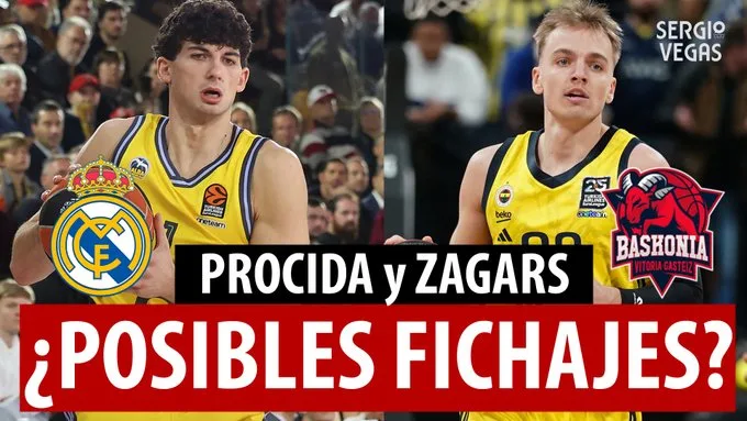 SergioBasket_vlogs. Procida y Zagars cerca de fichar por Real Madrid y Baskonia
