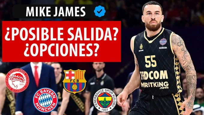 SergioBasket_vlogs. ¿Qué equipos podrían fichar a Mike James en Septiembre?