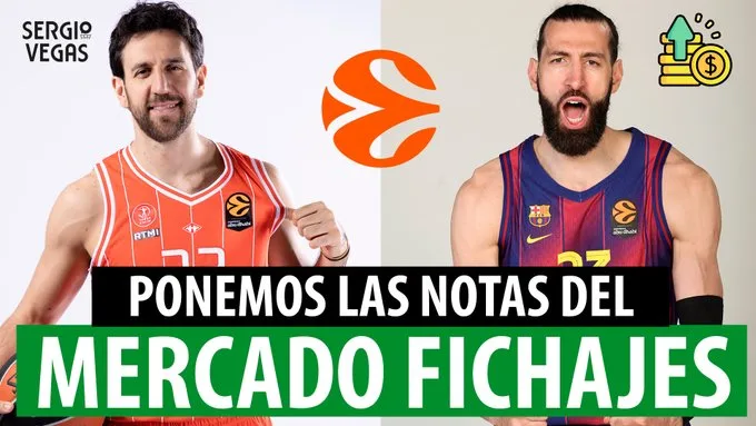 SergioBasket_vlogs. Las Notas del Mercado de Fichajes de la Euroliga
