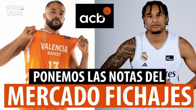 SergioBasket_vlogs. Ponemos las Notas al Mercado de Fichajes ACB