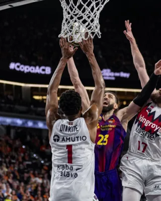 Mamadi Diakite establece el nuevo récord de tapones de un jugador del Baskonia en la Copa del Rey