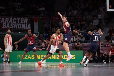 Baskonia iguala su peor racha de derrotas consecutivas en la Euroliga