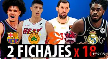 SergioBasket_vlogs. 2 Fichajes para cada club de Euroliga con Gerard Solé