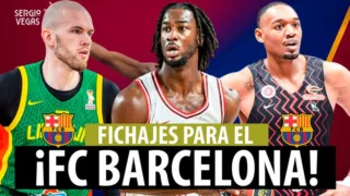 SergioBasket_vlogs. Buscamos fichajes para el Barça con Fran Díaz