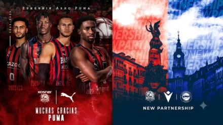 Adiós Puma, hola Macron. La marca italiana vestirá a Baskonia y a Deportivo Alavés